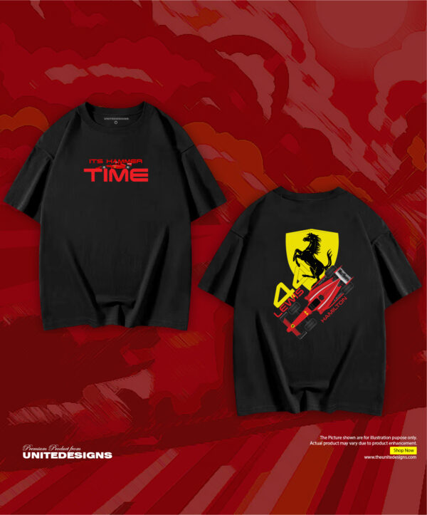 F1 Lewis Hamilton Over Sized T Shirt by UDS UNITEDESIGNS - Image 3