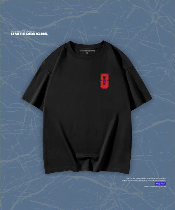 Virat Kholi 18 Over Sized T Shirt by UDS UNITEDESIGNS - Image 2
